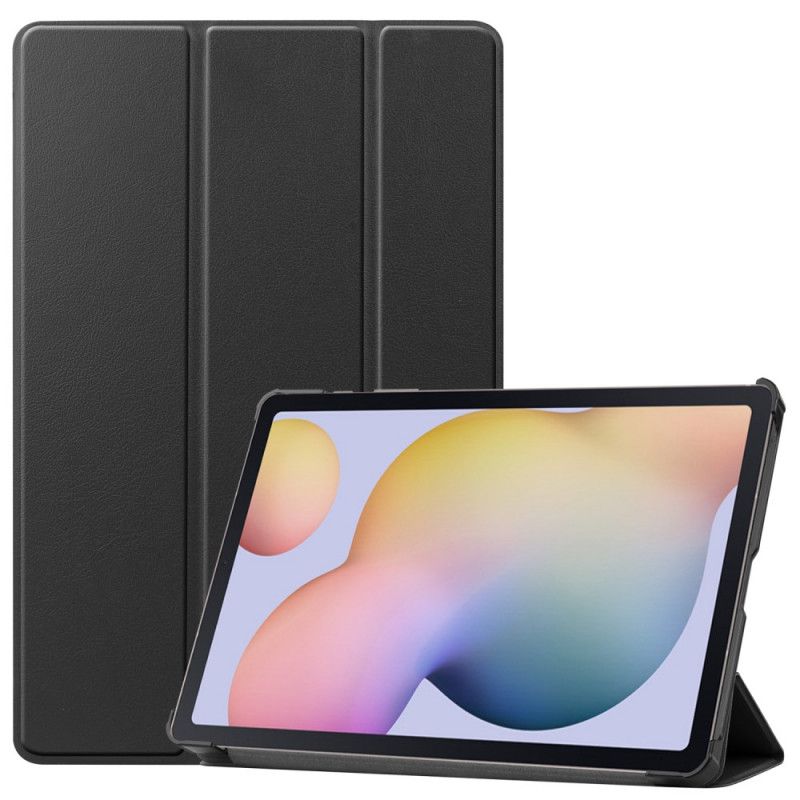 Smartcase Samsung Galaxy Tab S7 Grijs Zwart Drievoudige Pennenhouder