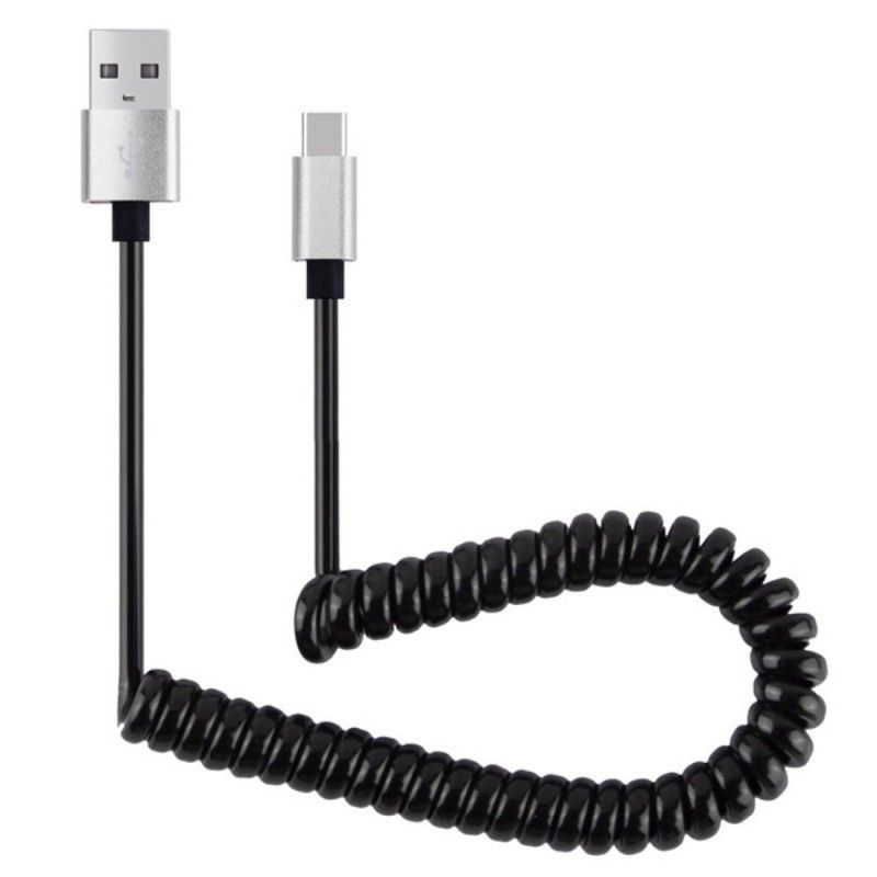 Usb Naar Usb C Veerlaadkabel