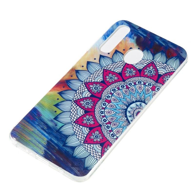 Case Hoesje Samsung Galaxy A50 Telefoonhoesje Fluorescerende Mandala