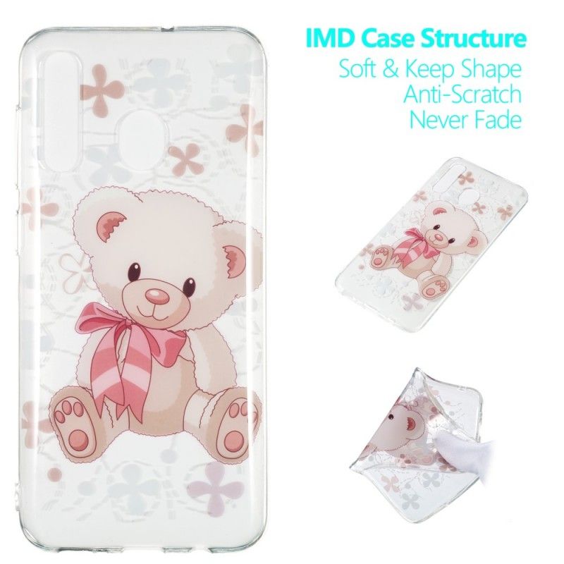 Case Hoesje Samsung Galaxy A50 Telefoonhoesje Schattige Teddybeer