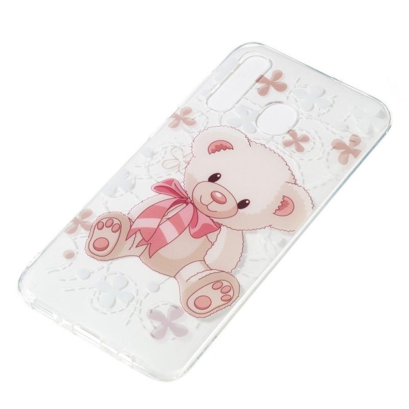 Case Hoesje Samsung Galaxy A50 Telefoonhoesje Schattige Teddybeer