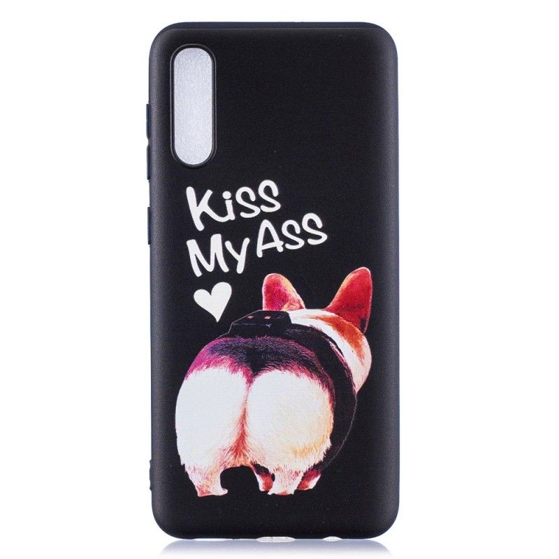 Cover Hoesje Samsung Galaxy A50 Telefoonhoesje In Reliëf Gemaakte Kus Mijn Kont