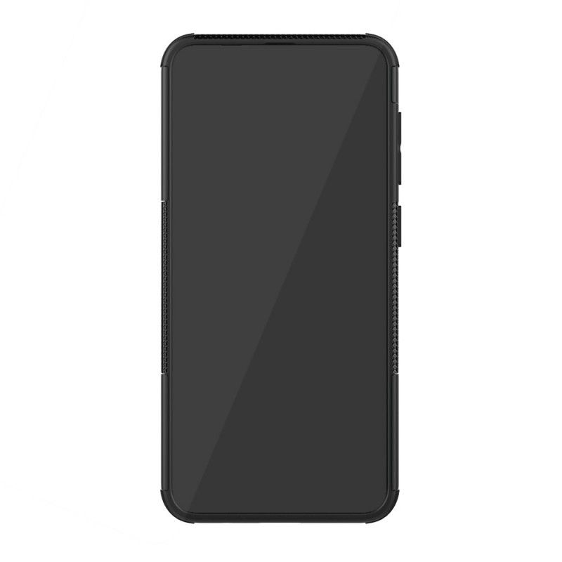 Cover Hoesje Samsung Galaxy A50 Wit Zwart Telefoonhoesje Ultrabestendig