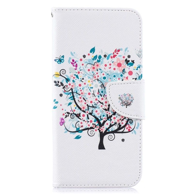 Flip Case Leren Samsung Galaxy A50 Bloemrijke Boom