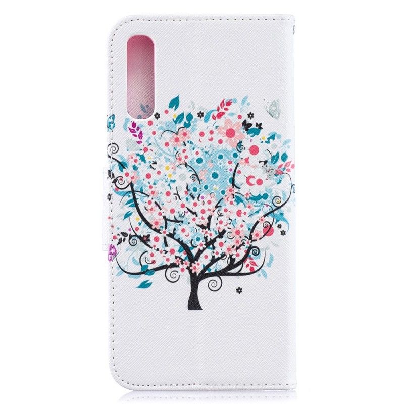 Flip Case Leren Samsung Galaxy A50 Bloemrijke Boom