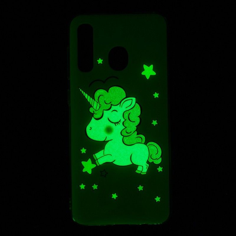 Hoesje Samsung Galaxy A50 Fluorescerende Eenhoorn