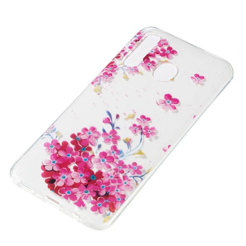 Hoesje Samsung Galaxy A50 Telefoonhoesje Kleine Roze Tuin