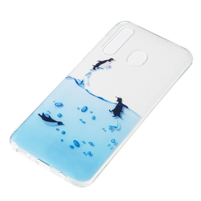 Hoesje voor Samsung Galaxy A50 Set Pinguïns