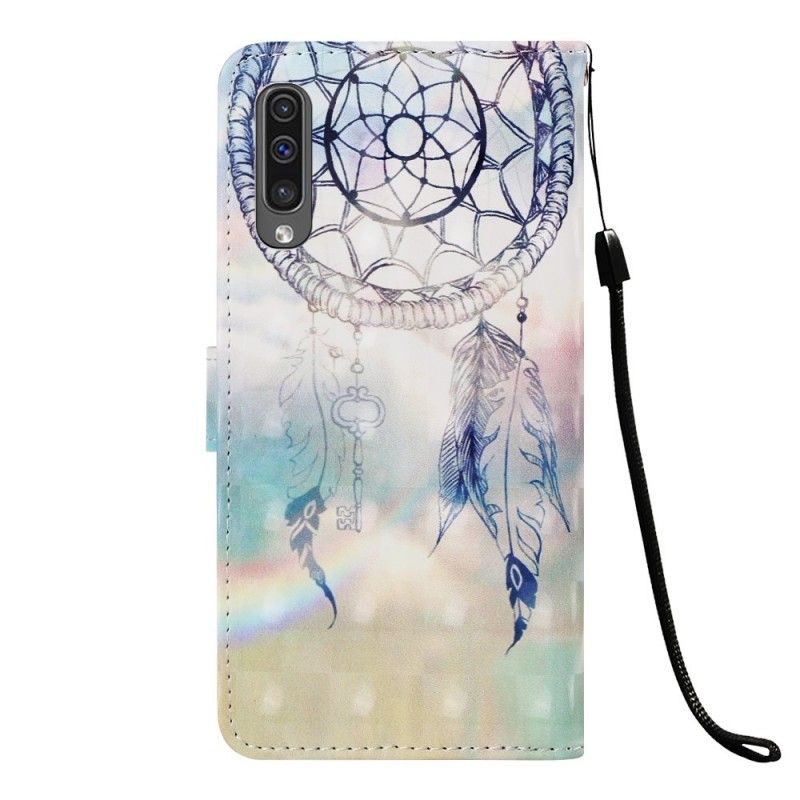 Leren Hoesje Samsung Galaxy A50 Pastel Dromenvanger