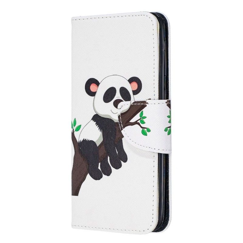 Bescherming Hoesje Samsung Galaxy A20e Telefoonhoesje Luie Panda