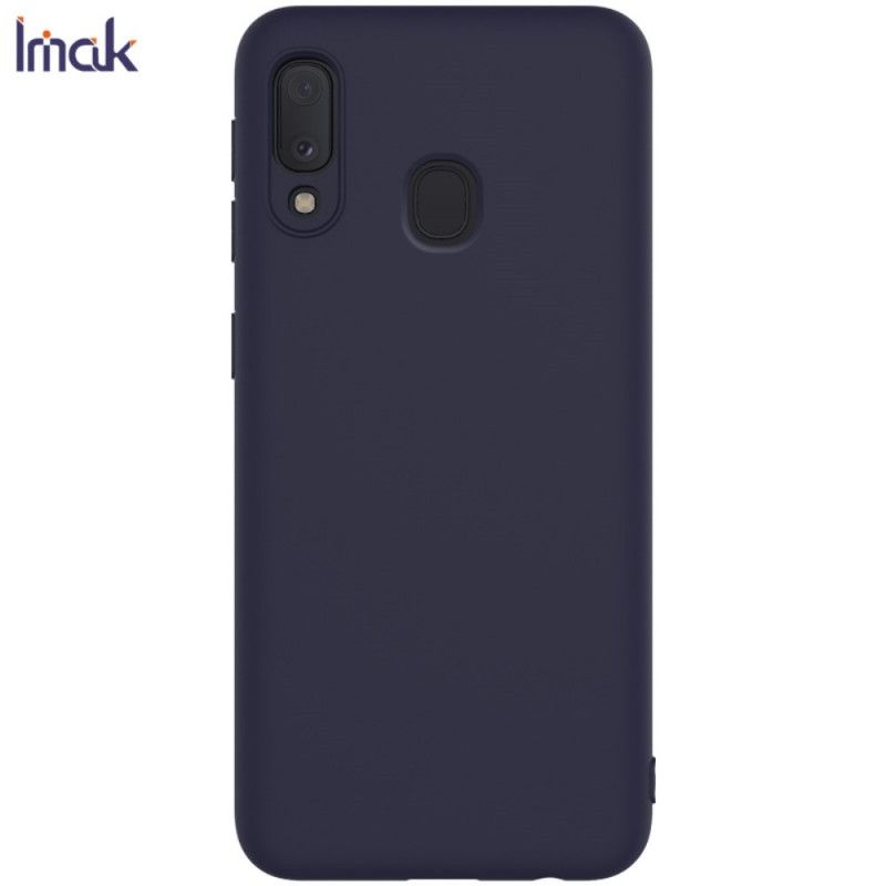 Hoesje Samsung Galaxy A20e Donkerblauw Zwart Frosted Imak