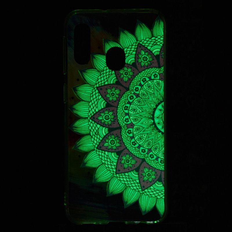 Hoesje voor Samsung Galaxy A20e Fluorescerende Mandala