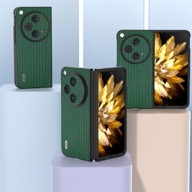 Cover Hoesje Oneplus Open Telefoonhoesje Abeel Getextureerd Leer