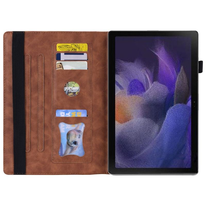 Cover Samsung Galaxy Tab A8 (2021) Zakelijk Leereffect