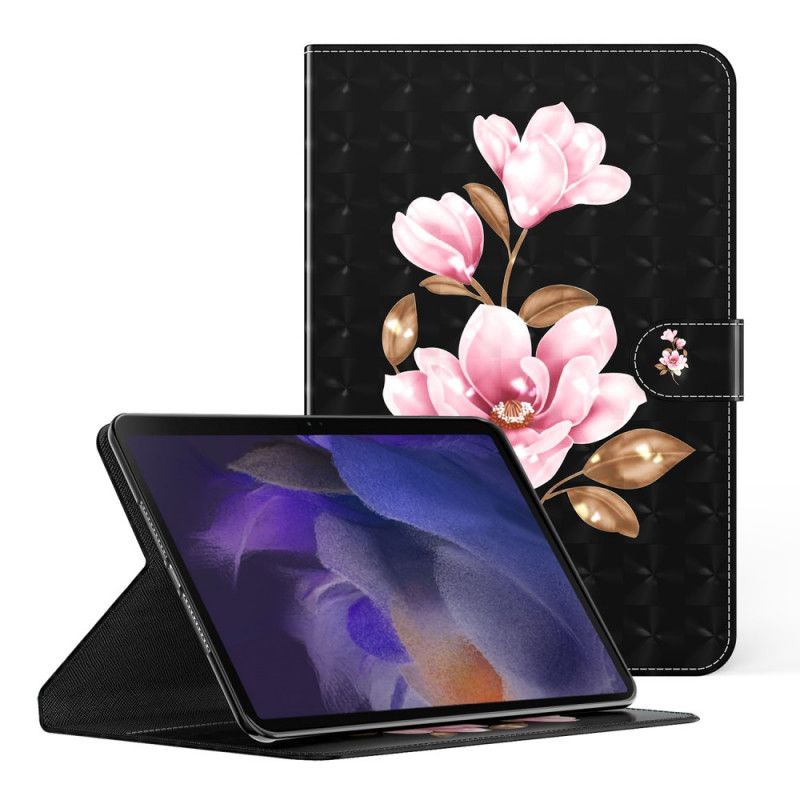 Faux Leather Cover Samsung Galaxy Tab A8 (2021) Boom Bloemen