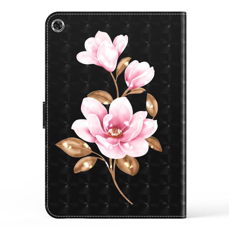 Faux Leather Cover Samsung Galaxy Tab A8 (2021) Boom Bloemen