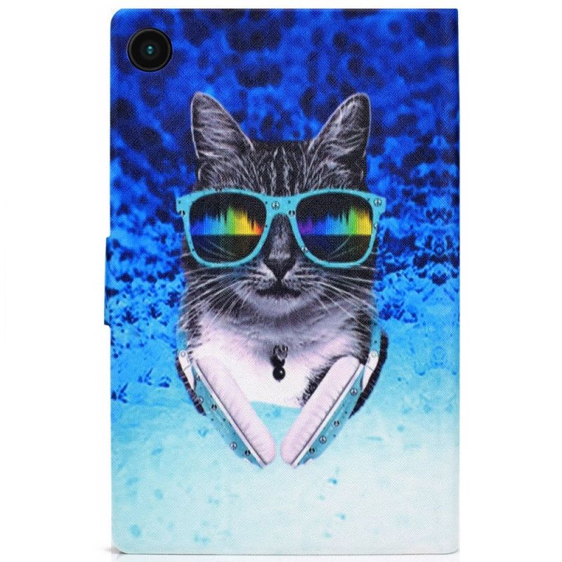 Flip Case Leren Samsung Galaxy Tab A8 (2021) Disco Kat