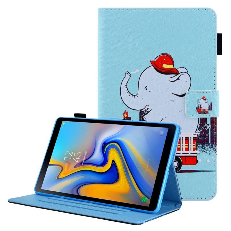 Folio-hoesje Samsung Galaxy Tab A8 (2021) Brandweerman Olifant