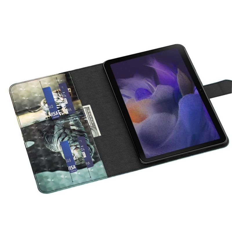 Folio-hoesje Samsung Galaxy Tab A8 (2021) Lichtvlek Cat's Dream