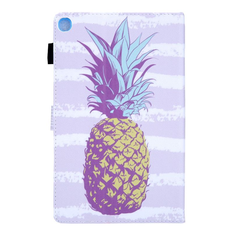 Folio-hoesje Samsung Galaxy Tab A8 Telefoonhoesje (2021) Ananas Ontwerp