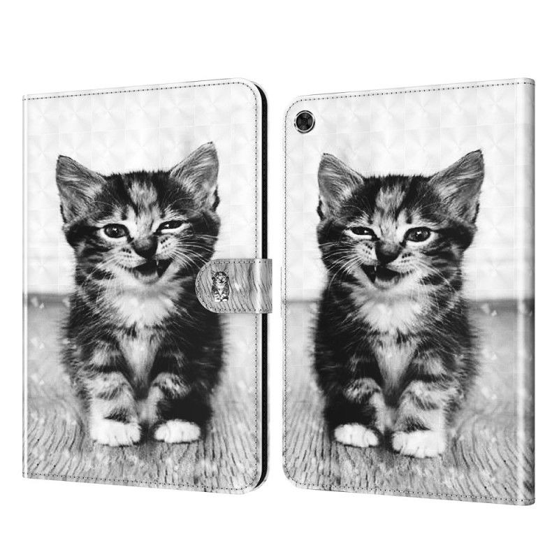 Kunstleer Hoes Samsung Galaxy Tab A8 (2021) Kitten