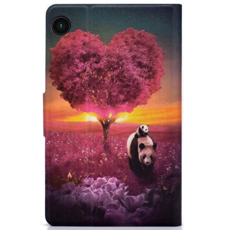 Leren Hoesje Samsung Galaxy Tab A8 (2021) Panda Hart Bescherming Hoesje