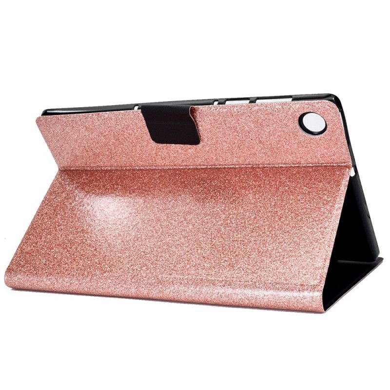 Leren Hoesje Samsung Galaxy Tab A8 (2021) Sprankelende Glitter Bescherming Hoesje