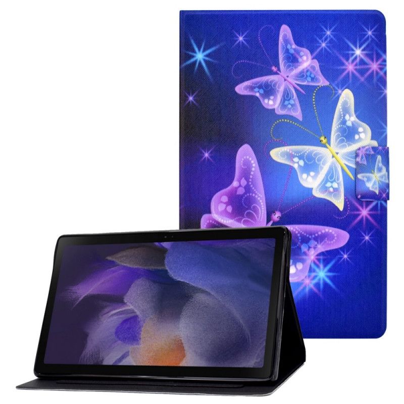 Leren Hoesje Samsung Galaxy Tab A8 (2021) Vlinderfee