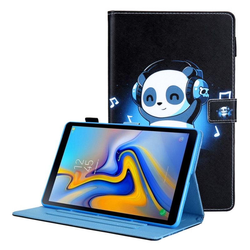 Leren Hoesje Voor Samsung Galaxy Tab A8 (2021) Funky Panda