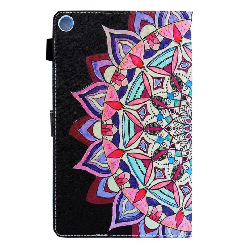 Leren Hoesje Voor Samsung Galaxy Tab A8 (2021) Grafische Mandala