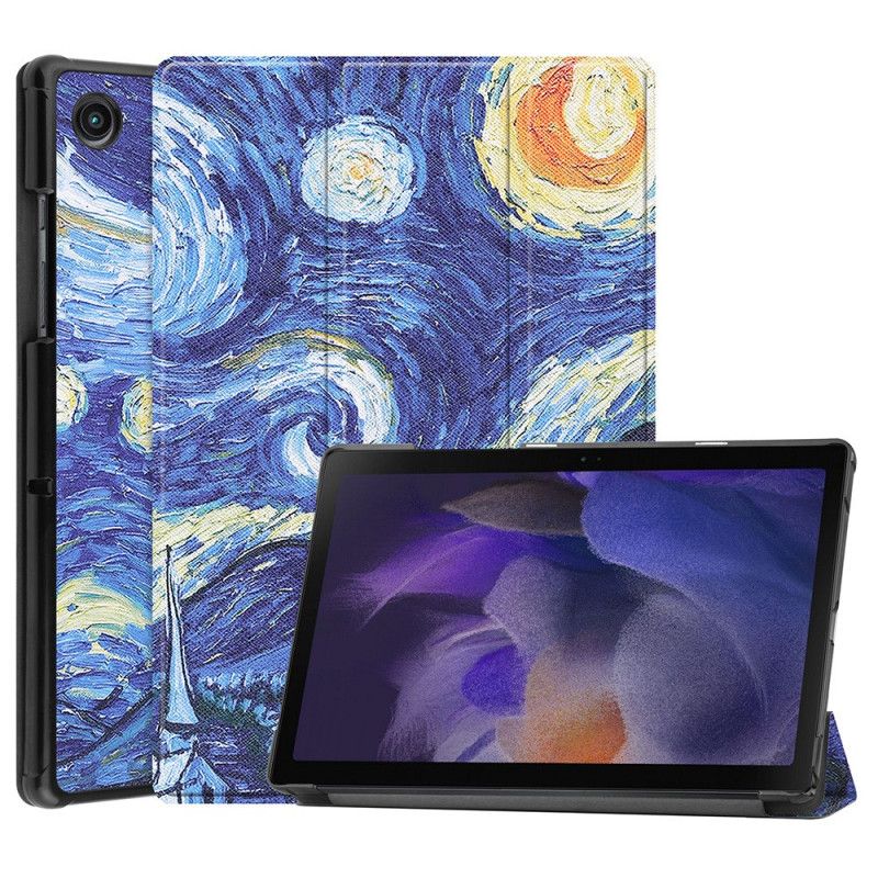 Smart Case Samsung Galaxy Tab A8 (2021) Versterkte Van Gogh