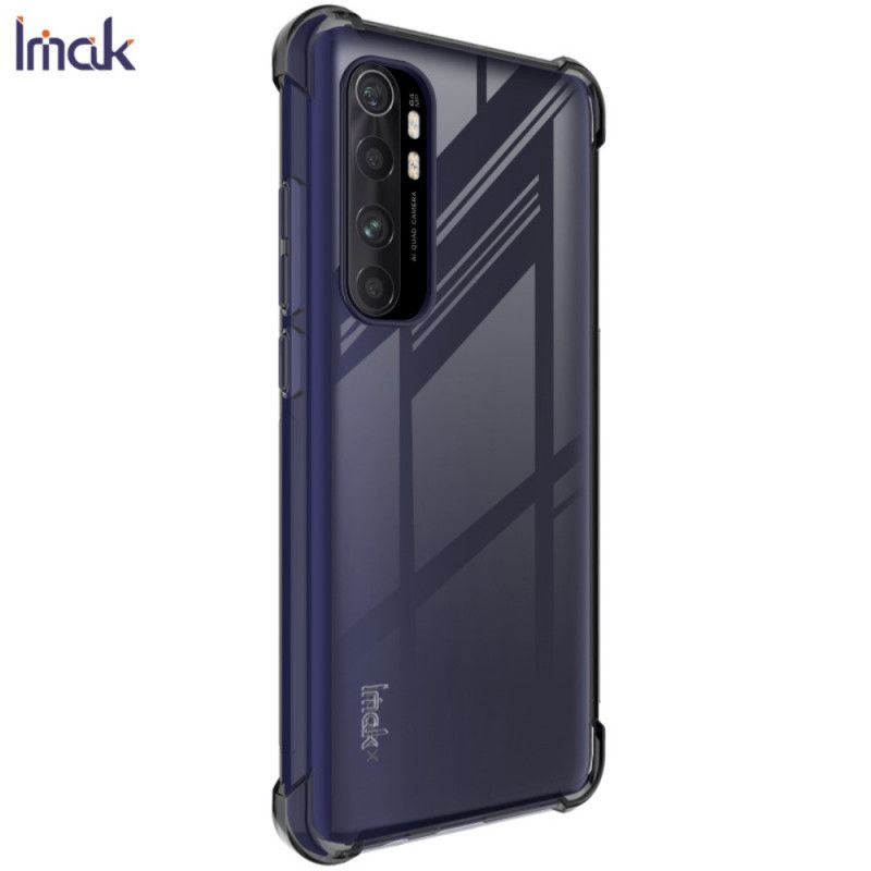 Case Hoesje Xiaomi Mi Note 10 Lite Transparant Grijs Telefoonhoesje Transparant Zijdeachtig Imak