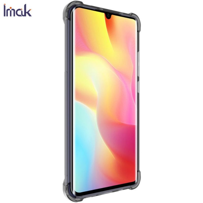 Case Hoesje Xiaomi Mi Note 10 Lite Transparant Grijs Telefoonhoesje Transparant Zijdeachtig Imak