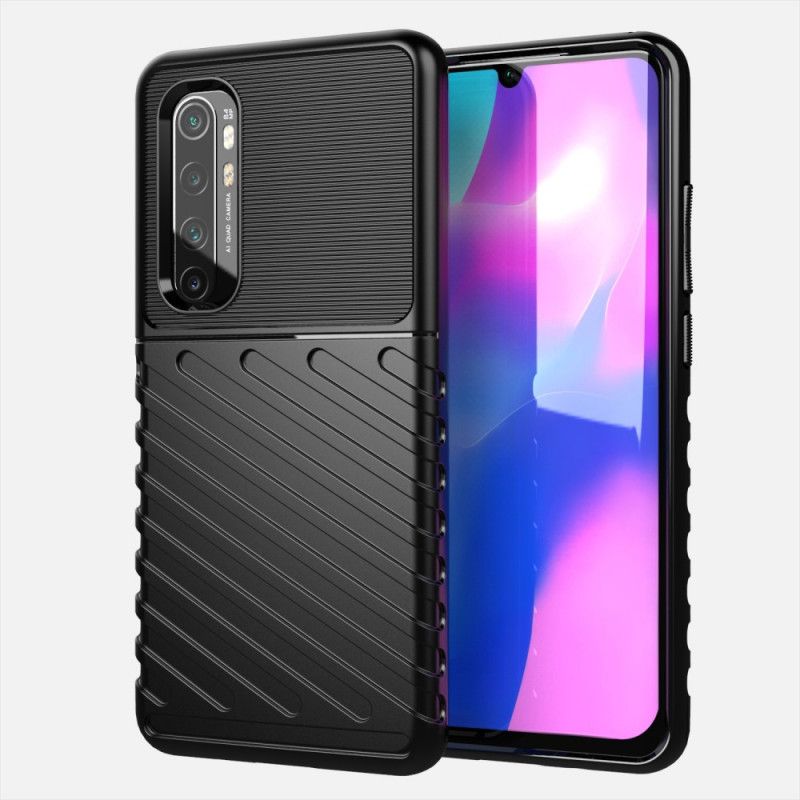 Cover Hoesje Xiaomi Mi Note 10 Lite Groen Zwart Telefoonhoesje Donderreeks