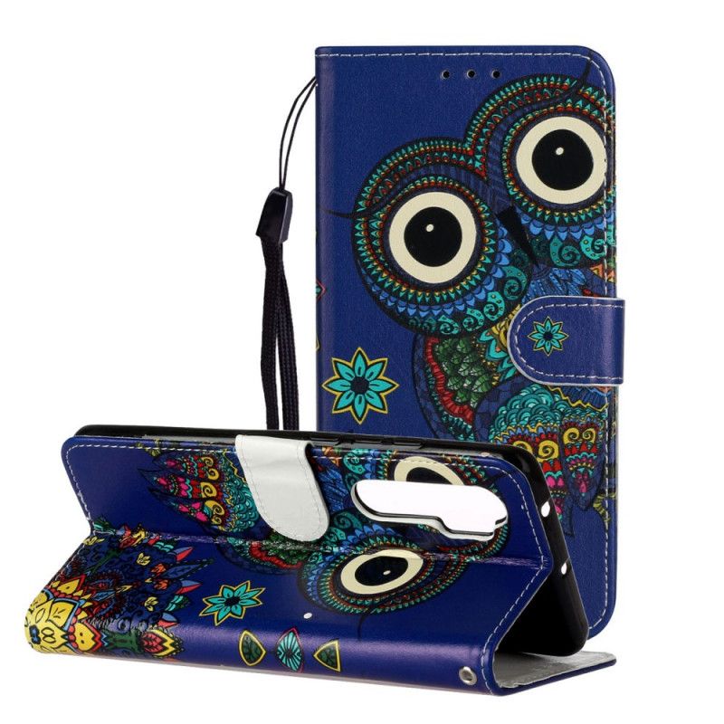 Flip Case Leren Xiaomi Mi Note 10 Lite Uil In Mandala