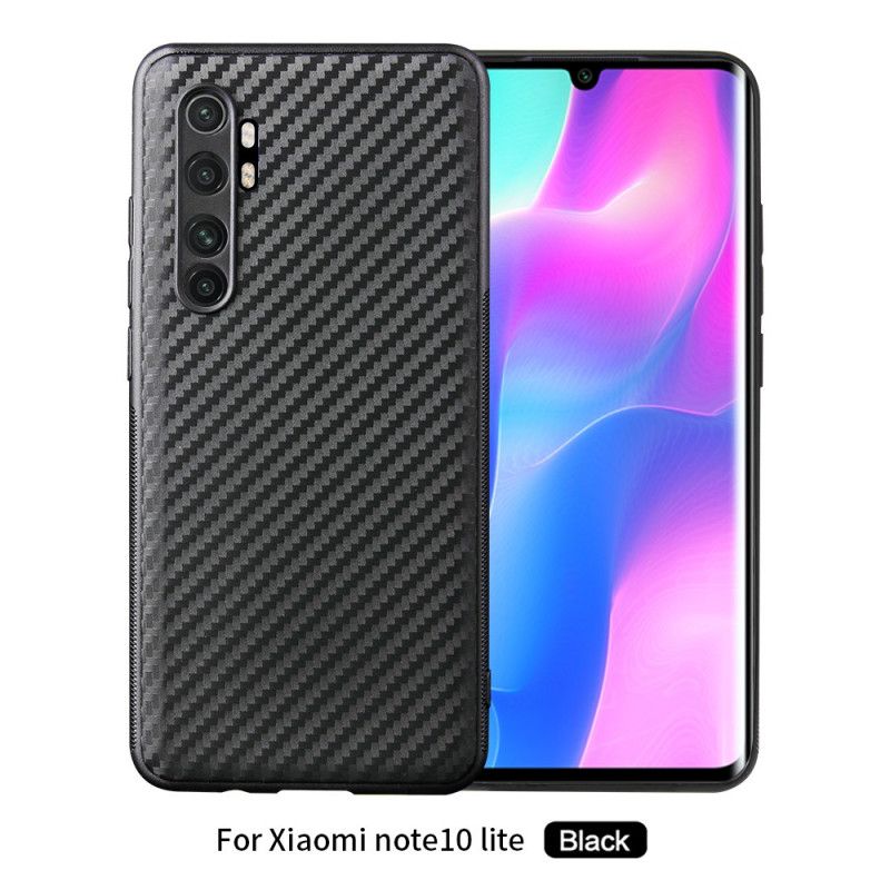 Hoesje Xiaomi Mi Note 10 Lite Enkele Koolstofvezel