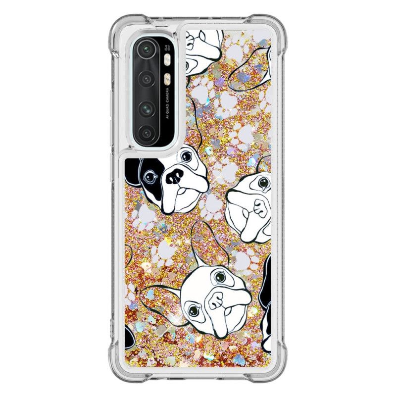 Hoesje Xiaomi Mi Note 10 Lite Mr Hond Glitter