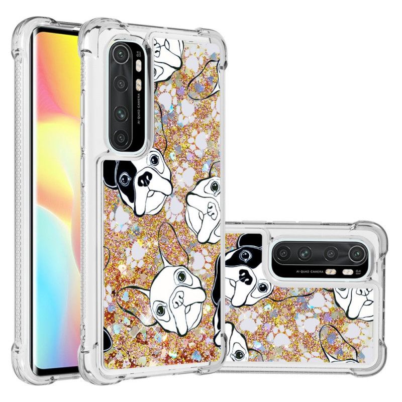 Hoesje Xiaomi Mi Note 10 Lite Mr Hond Glitter