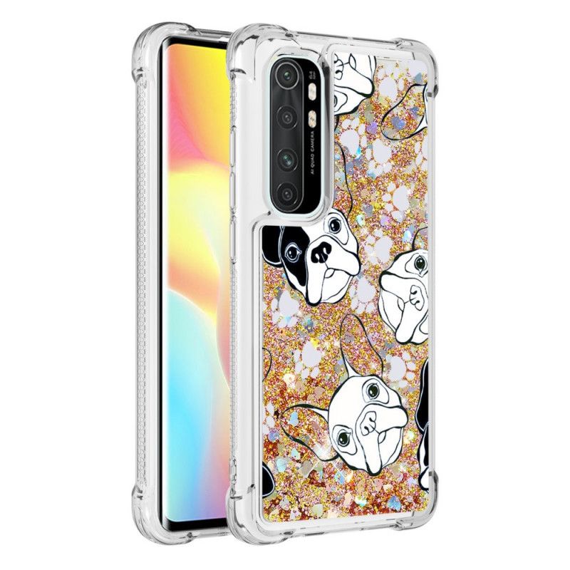 Hoesje Xiaomi Mi Note 10 Lite Mr Hond Glitter