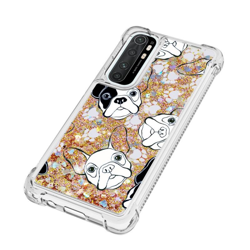 Hoesje Xiaomi Mi Note 10 Lite Mr Hond Glitter