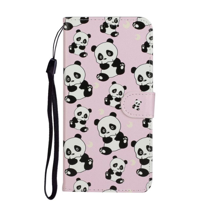 Leren Hoesje voor Xiaomi Mi Note 10 Lite Meerdere Panda