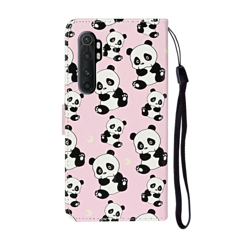 Leren Hoesje voor Xiaomi Mi Note 10 Lite Meerdere Panda