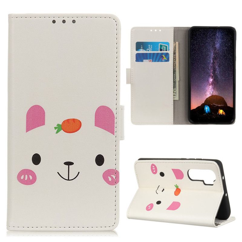 Leren Hoesje Xiaomi Mi Note 10 Lite Leuke Cartoon