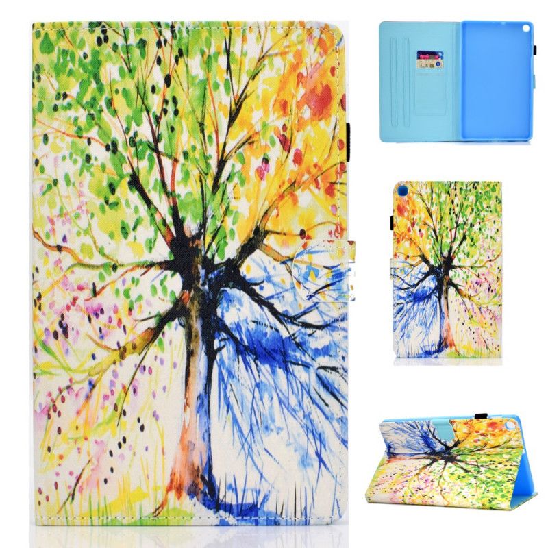 Bescherming Hoesje Samsung Galaxy Tab S6 Lite Telefoonhoesje Aquarelboom