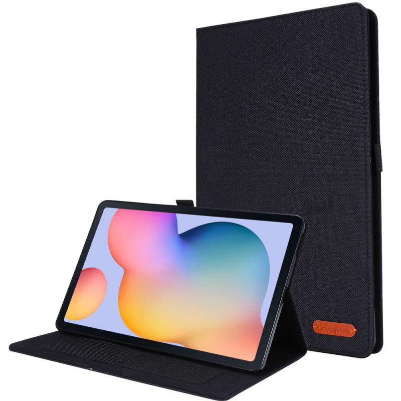 Cover Samsung Galaxy Tab S6 Lite Grijs Zwart Stof