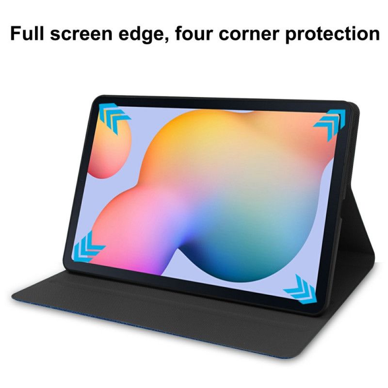 Cover Samsung Galaxy Tab S6 Lite Grijs Zwart Stof