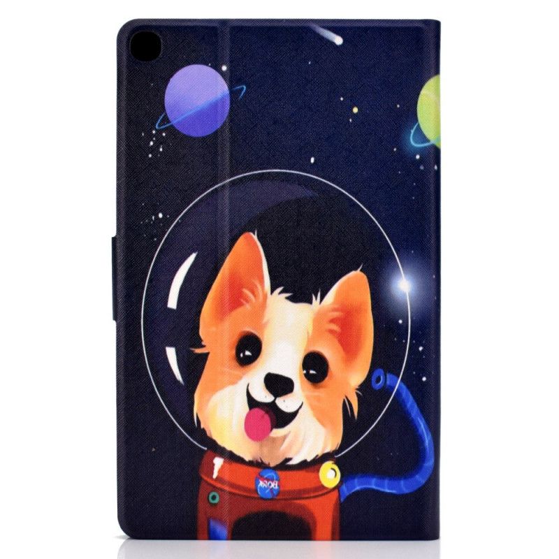 Flip Case Leren Samsung Galaxy Tab S6 Lite Ruimtehond