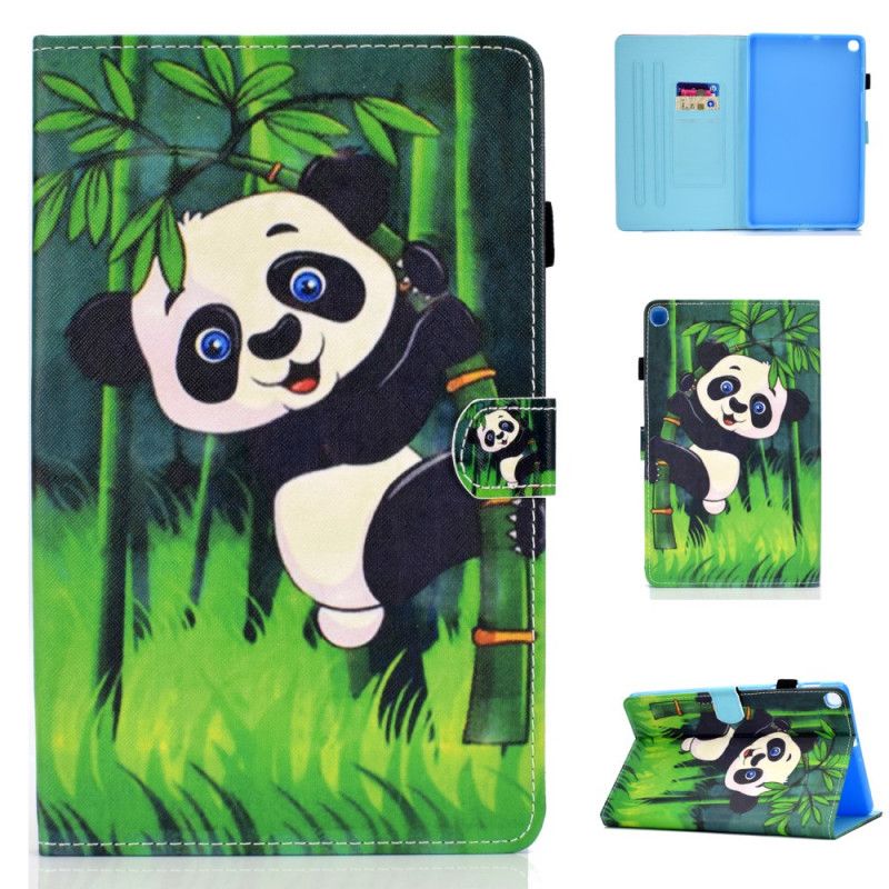 Leren Hoesje Samsung Galaxy Tab S6 Lite Panda