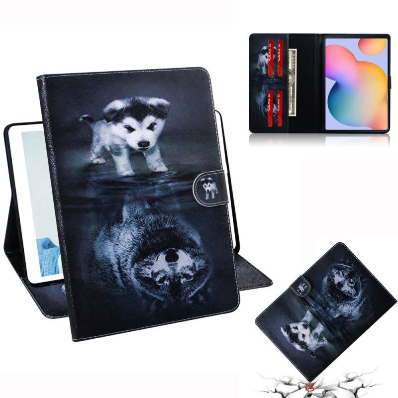 Leren Hoesje Samsung Galaxy Tab S6 Lite Puppydroom