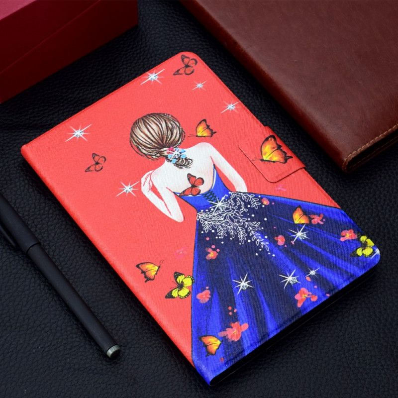 Leren Hoesje voor Samsung Galaxy Tab S6 Lite Avondjurk